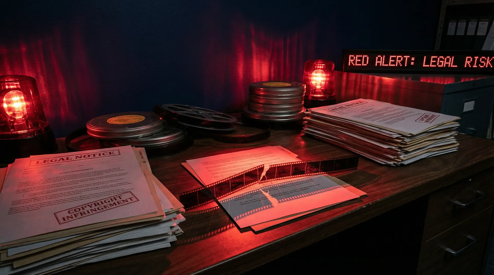 影视行业侵权风险预警