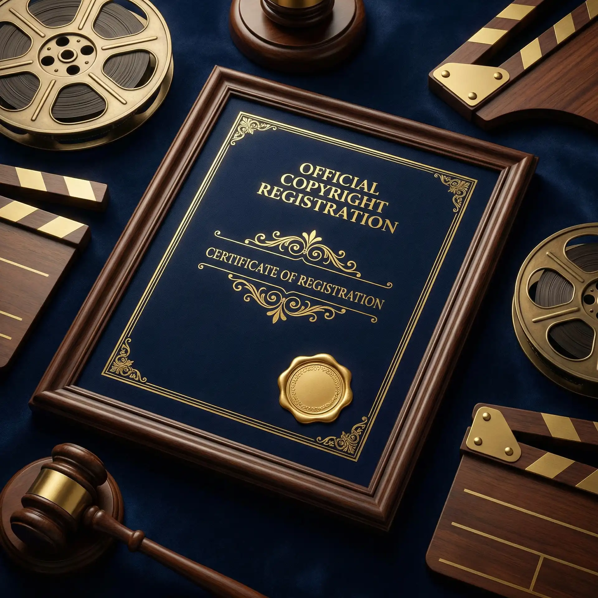 影视版权登记证书与法律文件